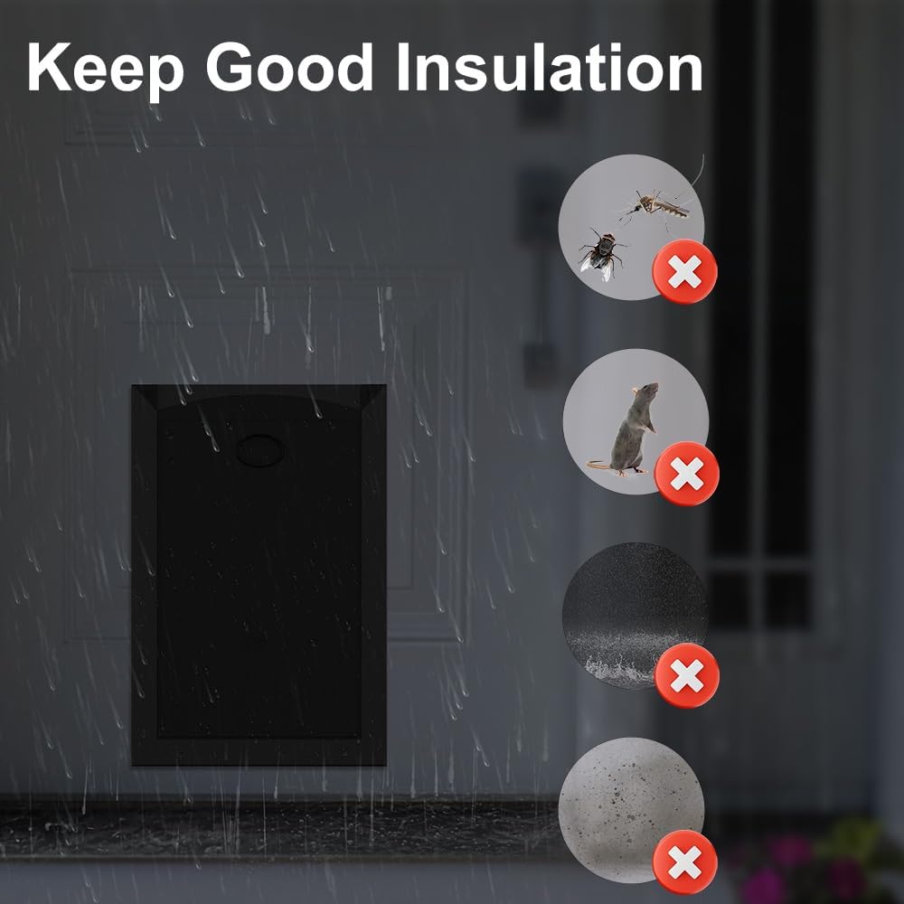 [MAVRICPOWER] Rust Proof Alminum Large Dog Door for Exterior Door
