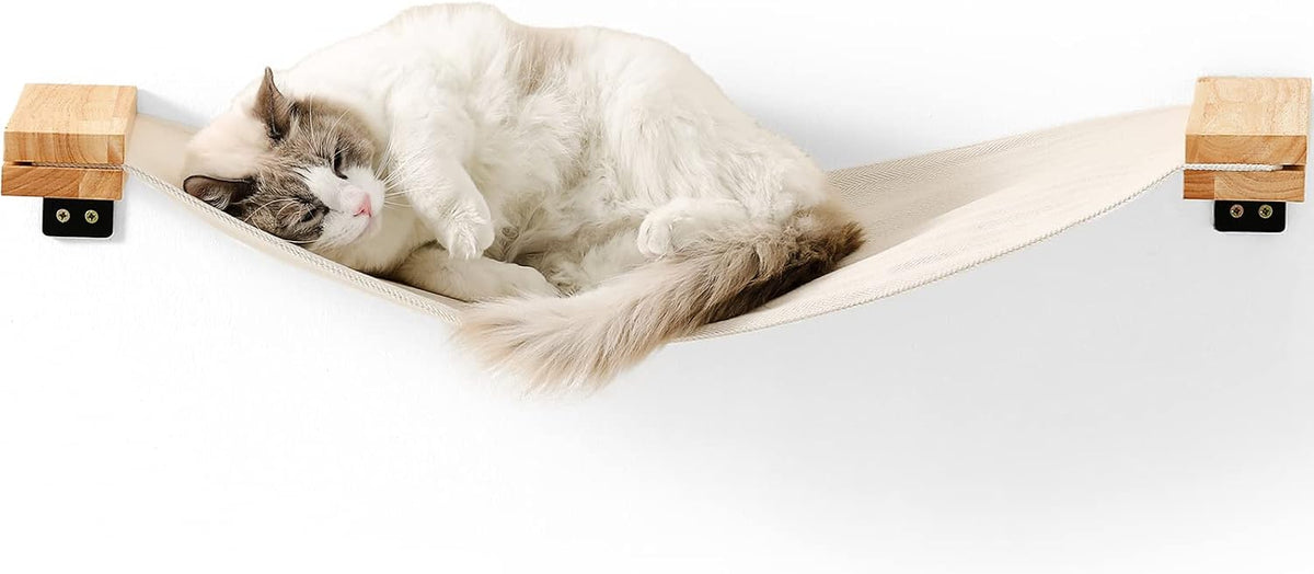 FUKUMARU Cat Wall Hammock, 34 x 13 inch Kitten Wall Furniture