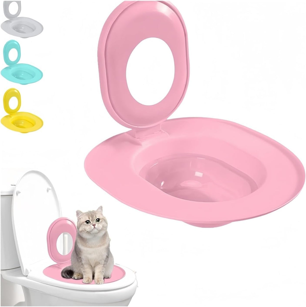 Cat Toilet Training Kit Trainer for Pet Step-by-Step