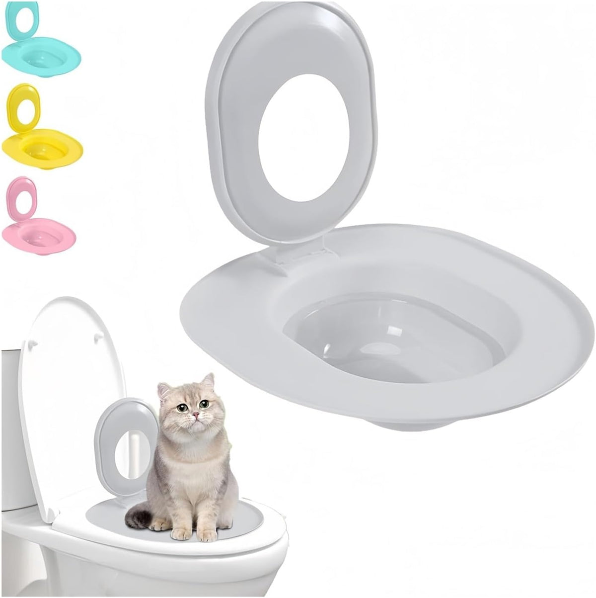 Cat Toilet Training Kit Trainer for Pet Step-by-Step