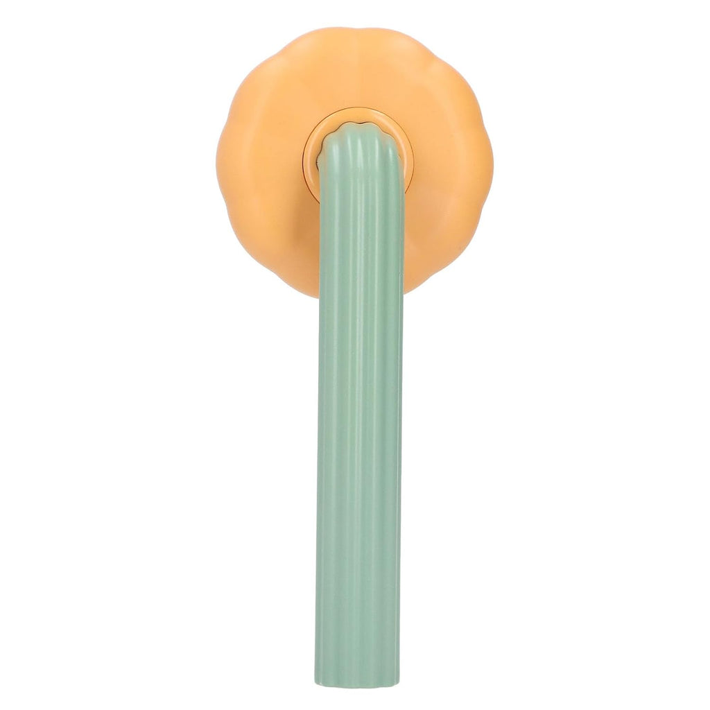 Pet Pumpkin Brush for Shedding, Selfcleaning Design (Green)
