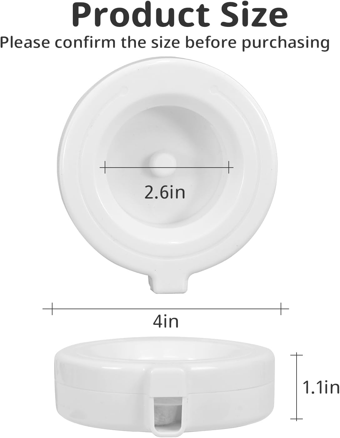 8Pcs Gravity Pet Water Fountain Filters, Automatic Pet Waterer Replacement Filters for 3.6L/4.6L/6L/8L Dog Water Dispens