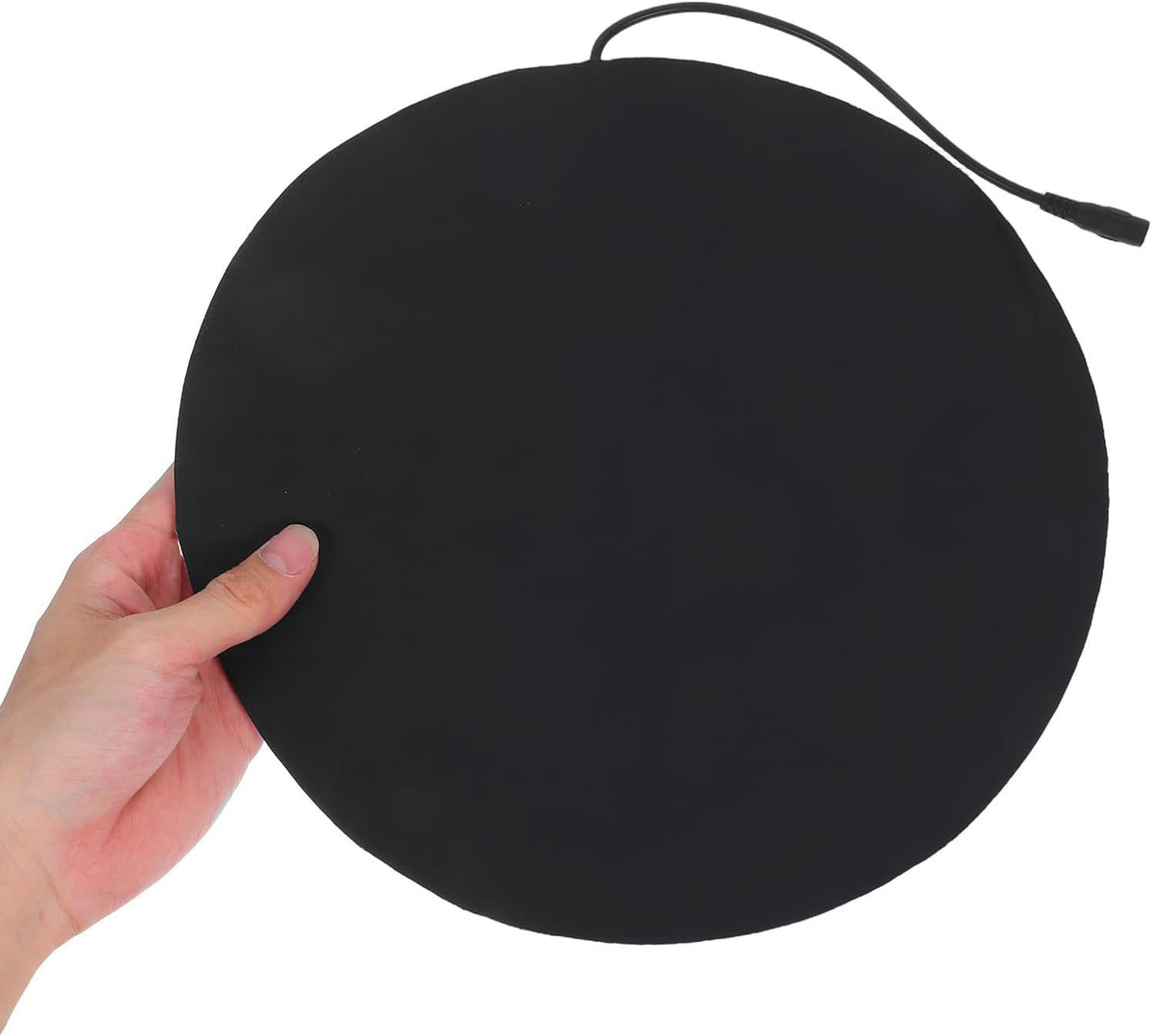 PET Heating Pad Winter USB 5V/2A round Black for Cat Beds