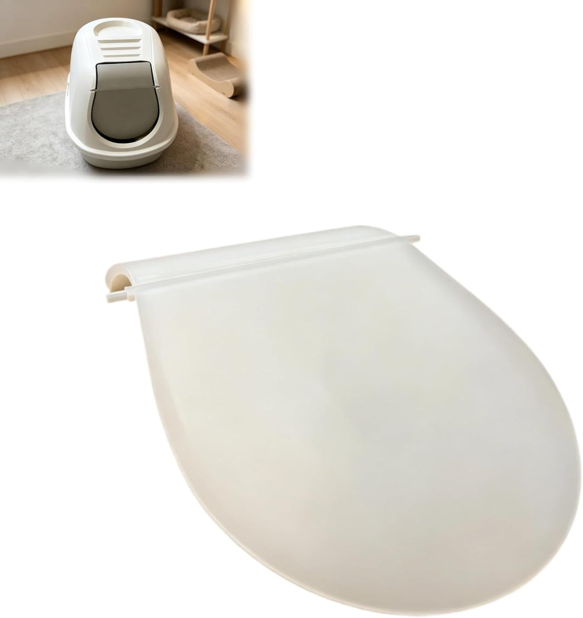Cat Litter Box Flap Door,Compatible with Karlie 51740 Cat Litter Box Part