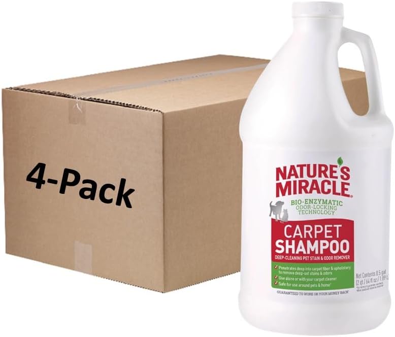 Nature's Miracle Carpet Shampoo Pet Stain & Odor Remover, 64 oz