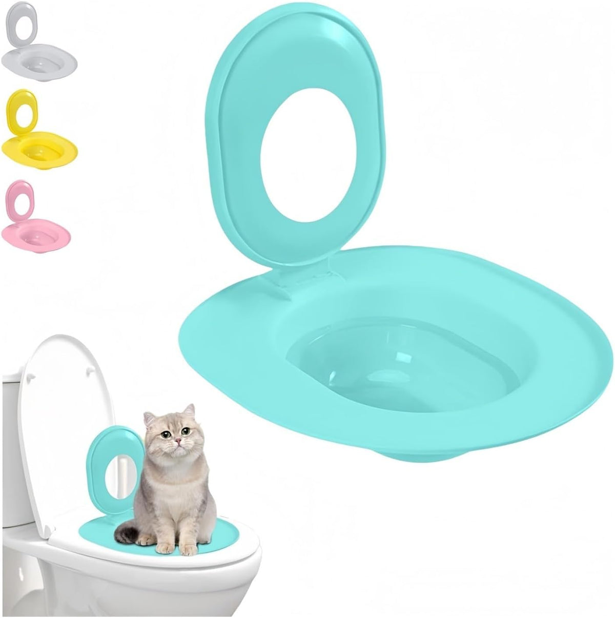 Cat Toilet Training Kit Trainer for Pet Step-by-Step