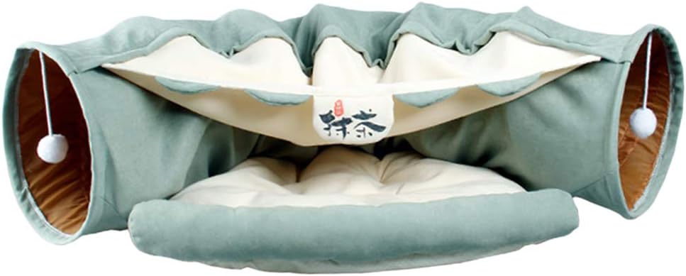 Collapside Lightweight Cat Tunnel Warm Nest Universal F/, Green