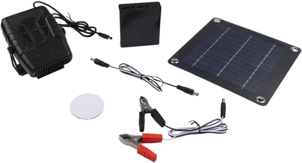 Solar Heater for Chicken Dog House Pet Warming Fan Portable
