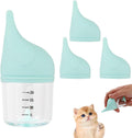 Kitten Bottle Feeding Kit for Nursing, Milk Bottles for Feeding Newborn Puppies,Anti-chocking Design with 3pcs Replaceab