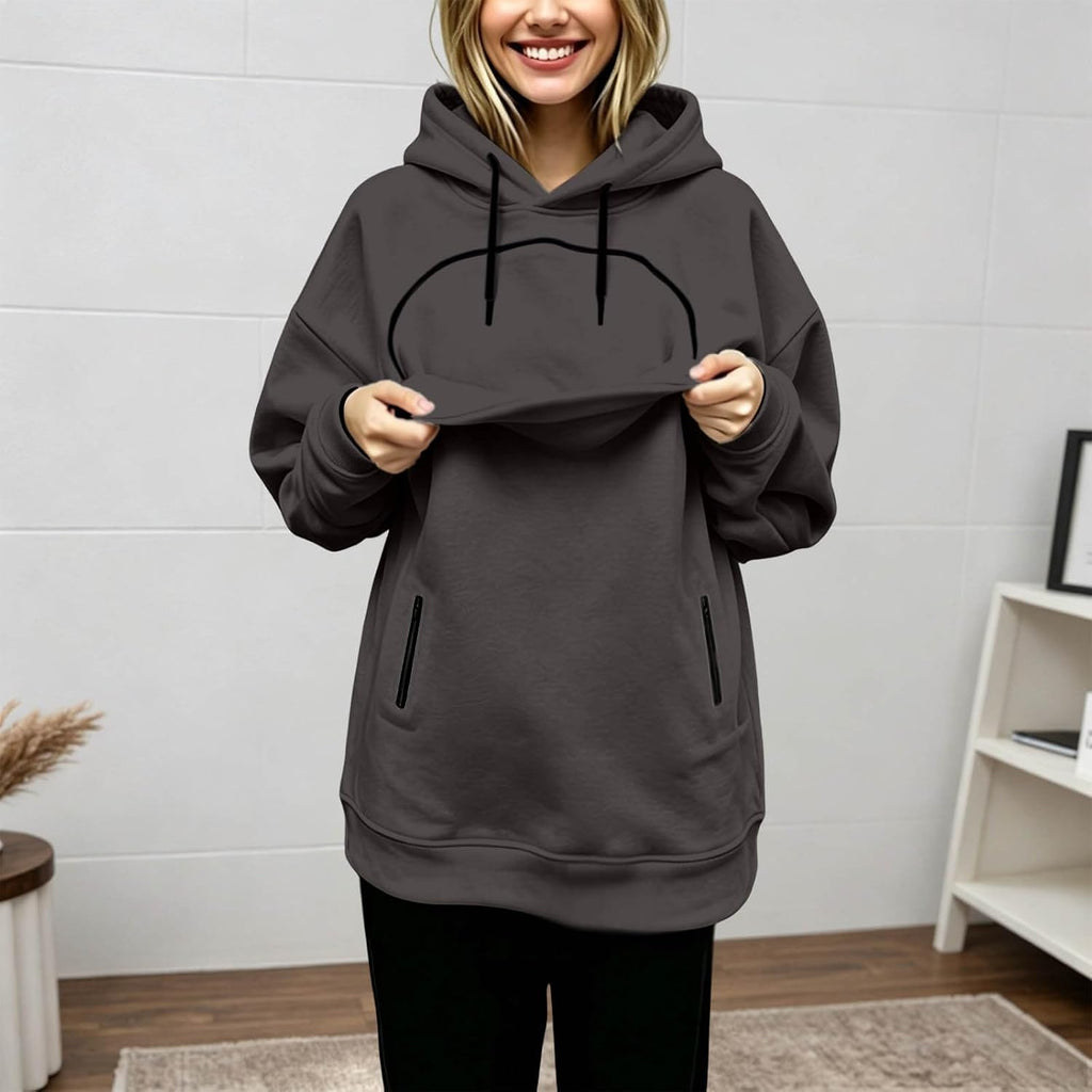 Pet Pouch Hoodie Cat Hoodie with Pouch Pull Pocket for Dogs