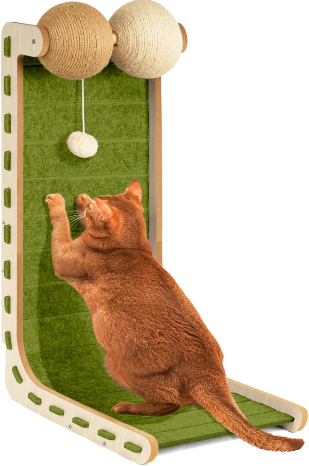 Felt Cat Scratcher for Indoor Cats,26.8 Inch,Grey