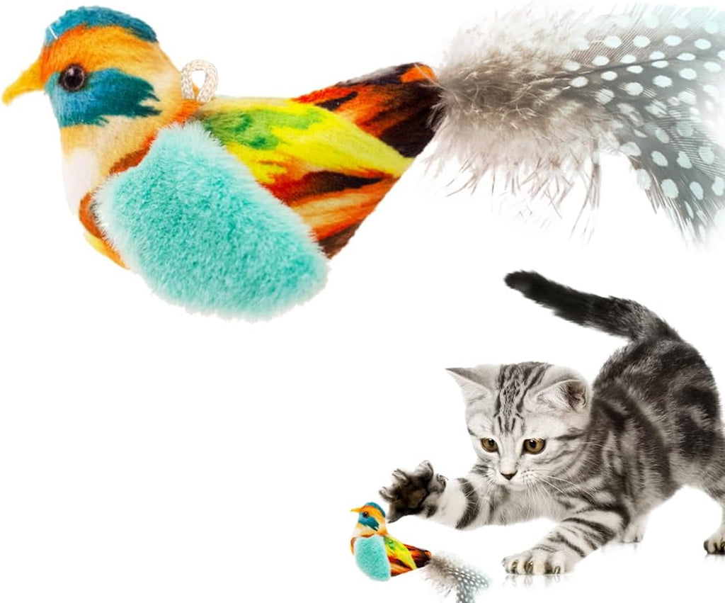 Interactive Cat Toys for Indoor Cats,Catnip and Feather,2Pcs