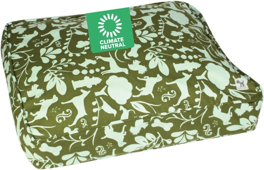 Molly Mutt Light Gray Dog Bed Cover, Non-Toxic & 100% Cotton, 27"x36"x5"