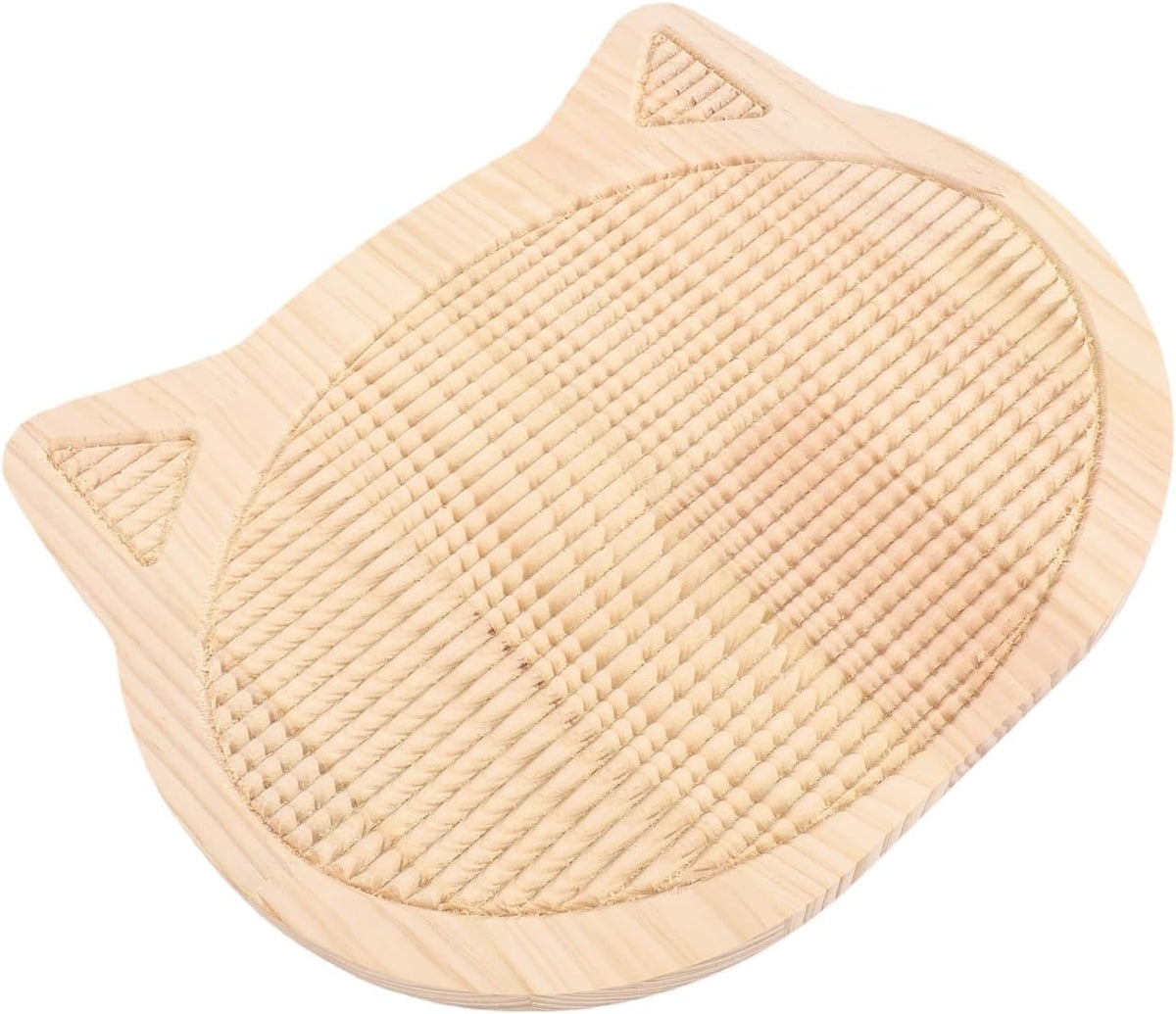 Cat Scratcher, Solid Wood for Indoor Cats