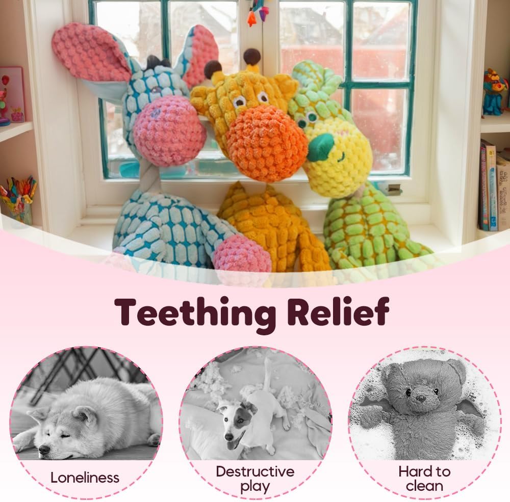 Indestructible Dog Toy for Aggressive Chewers, Dog Toys，Brown