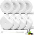 8Pcs Gravity Pet Water Fountain Filters, Automatic Pet Waterer Replacement Filters for 3.6L/4.6L/6L/8L Dog Water Dispens