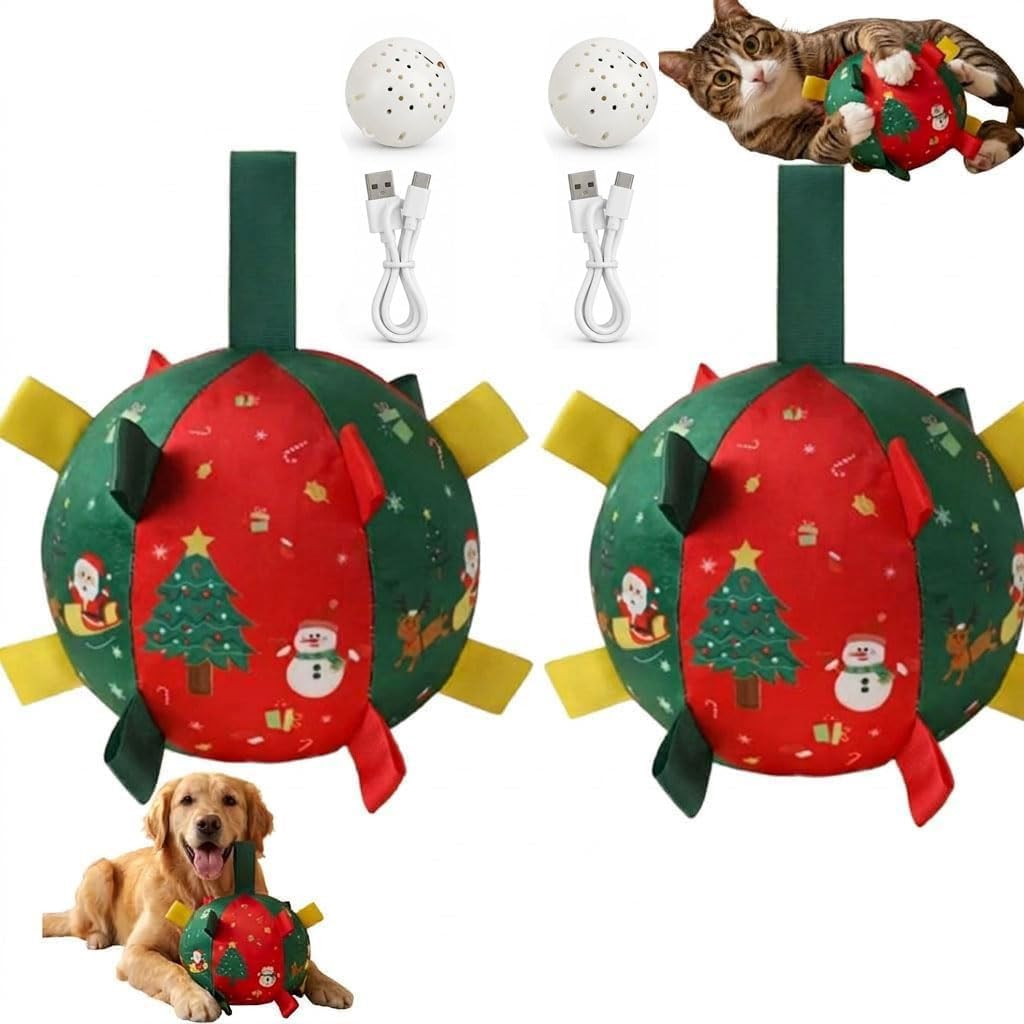 Jingle Paw Ball, Jingle Paw Dog Toy, Jinglepaw Christmas Dog Ball (1PCS)