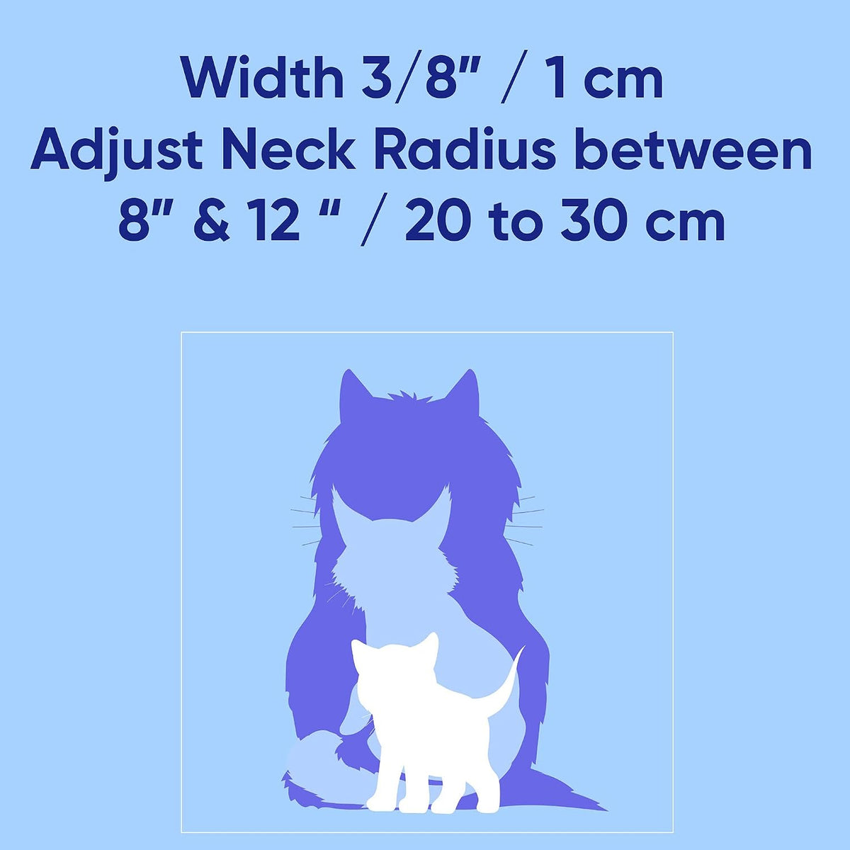 Pawtitas Glow in the Dark Cat Collar with Breakaway Safety Buckle & Bell Adjustable Kitten Collar, Pink