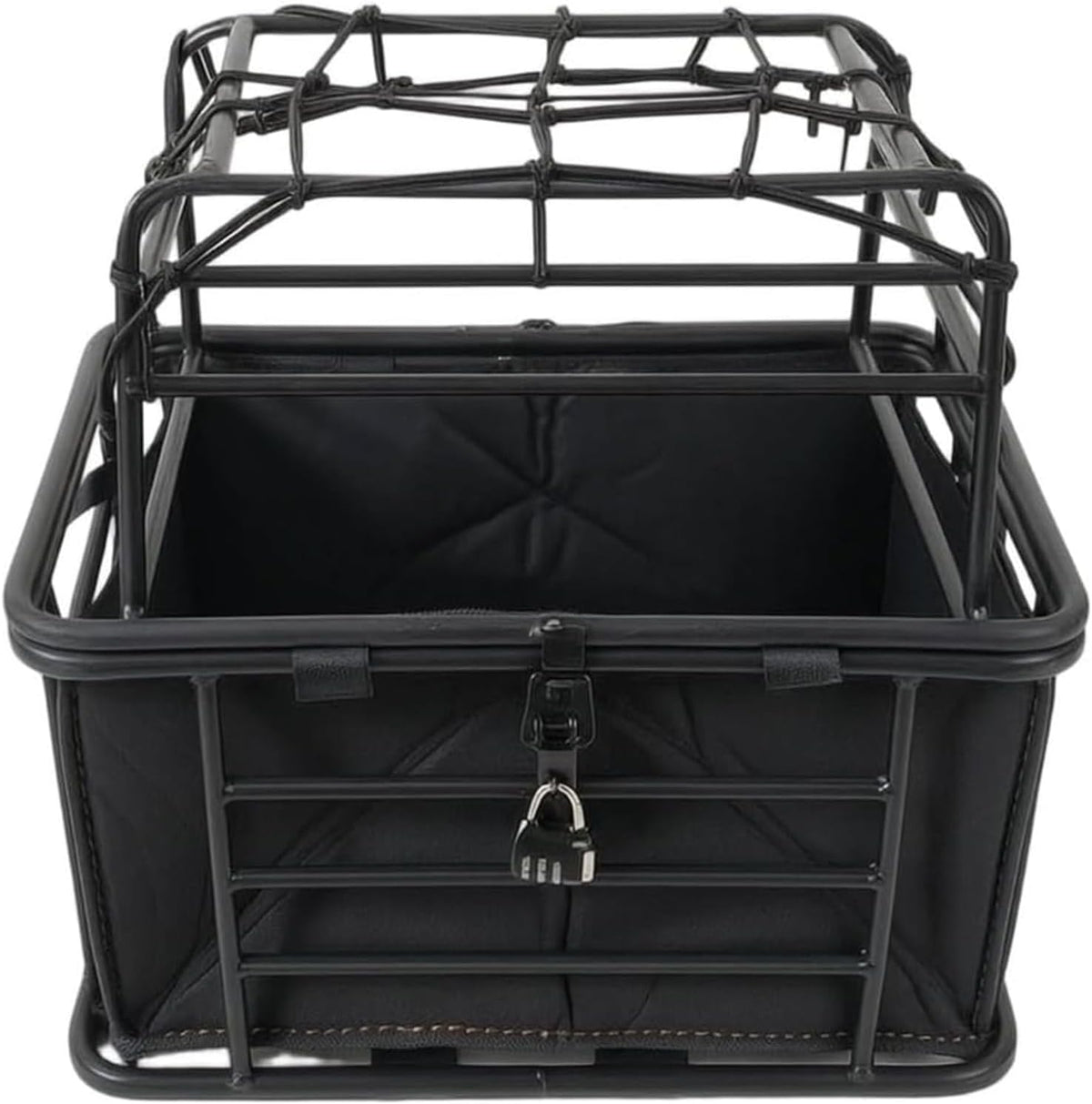 Motorcycle Dog Carrier with Mounting Bracket with Lid and Inner Liner Bag