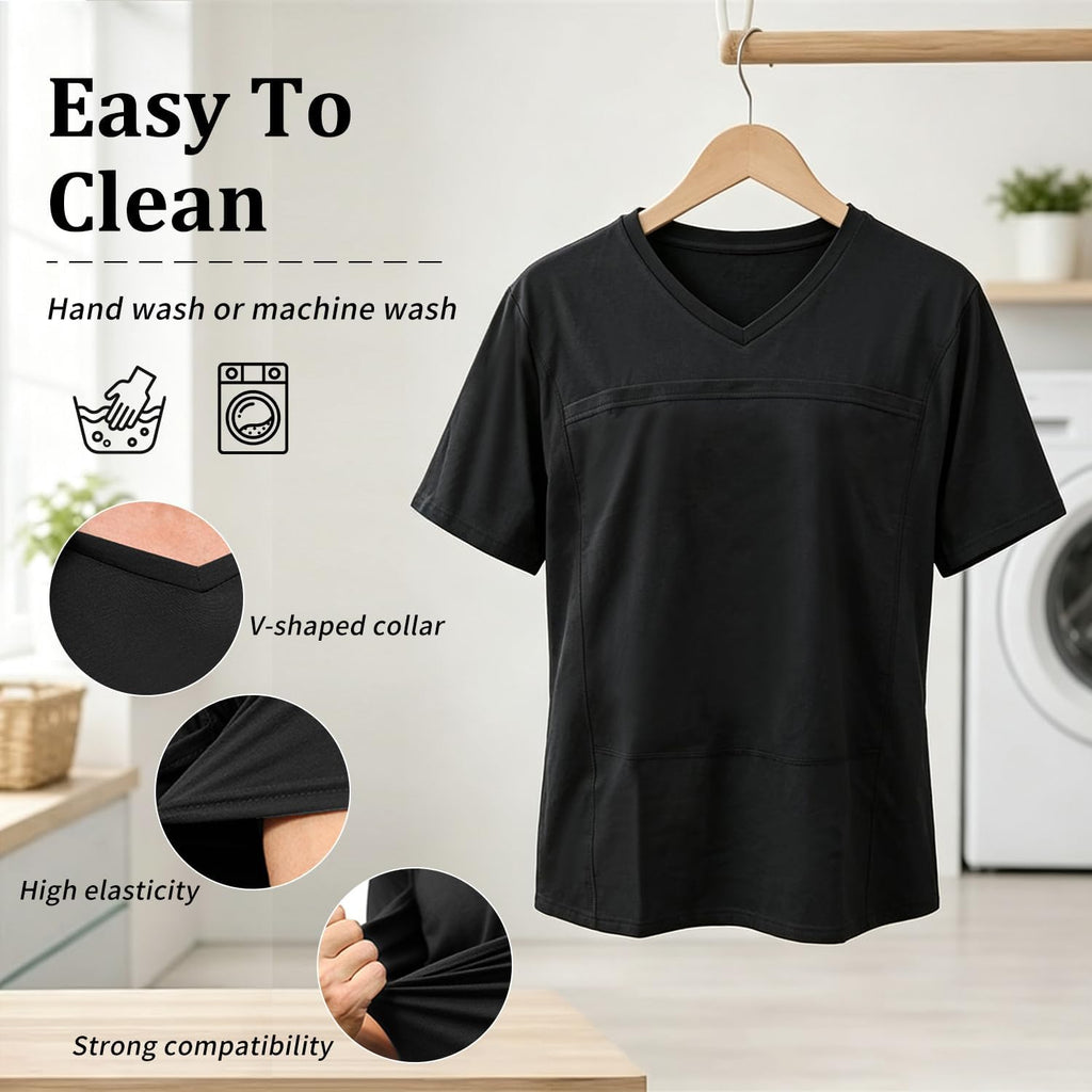 Pet Pouch Shirt for Small Dogs&Cats,Hands-Free Carrier with Kangaroo Pouch