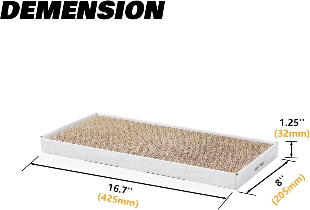 Cardboard Scratcher Pad Scratching Post:Smartbean 3PCS Cat Cardboard,Cat Scratch Pad,Cat Post,Double-Sided Design for Do