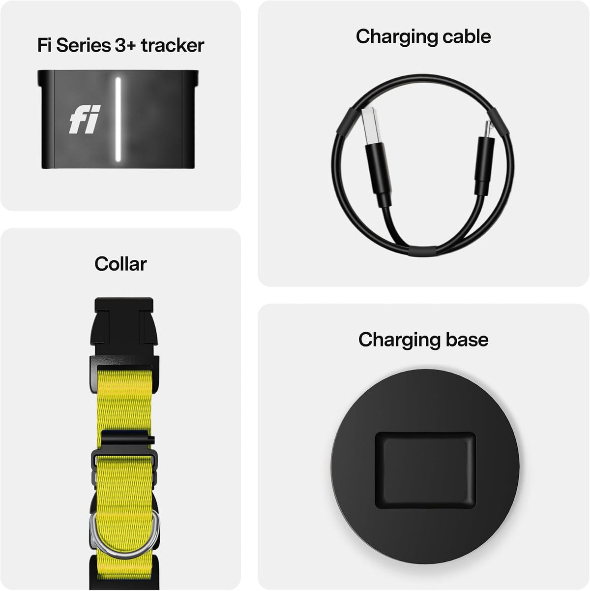 Fi Series 3+ Smart GPS Dog Collar & Pet Tracker, Pink, Large