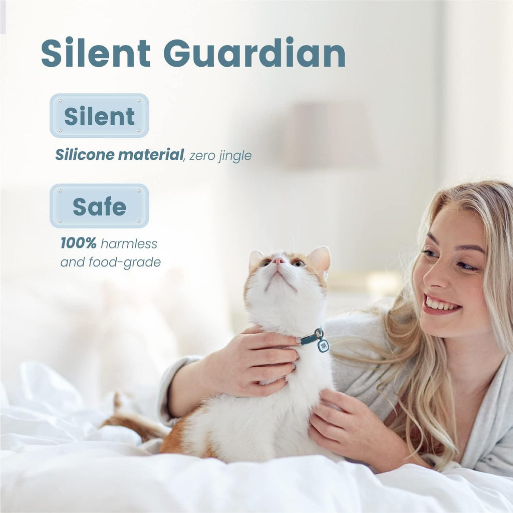 Pawaii Dog ID Tag, Silent Silicone QR Code Tag, Scan Alerts, No App, 1 Pack
