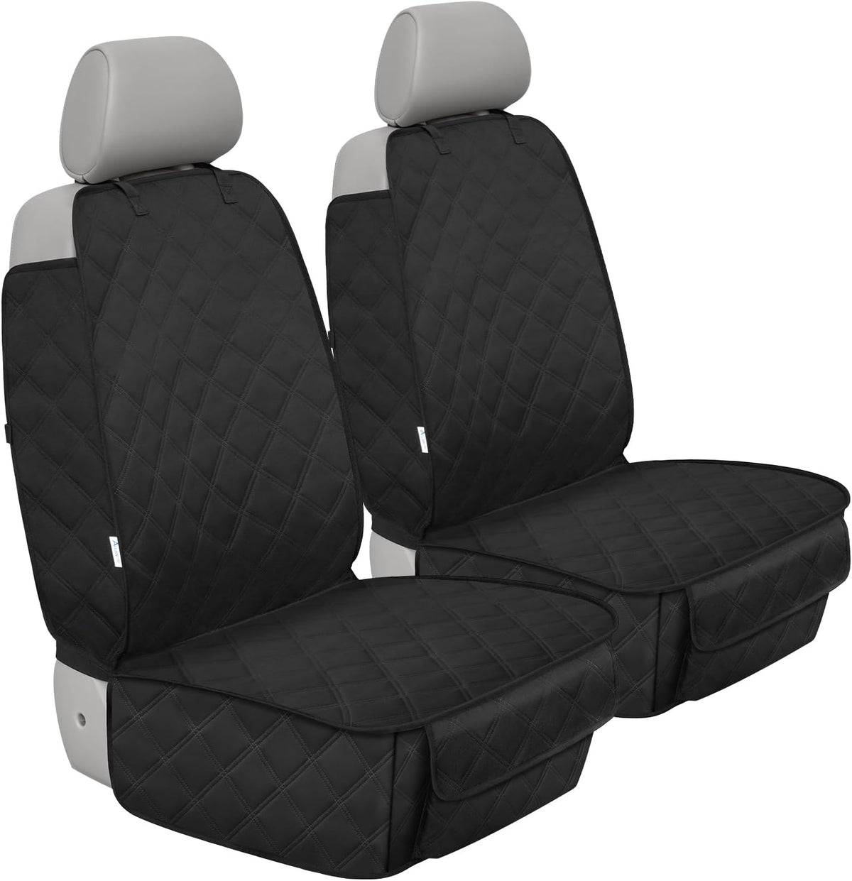 Front Seat Cover for Dogs with Side Flaps, Heavy Duty 900D Waterproof Seat Protector, Protects from Dirt & Scratches, fo