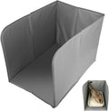 NQEUEPN Waterproof Cat Litter Box Enclosure, High Sided Litter Box Shield