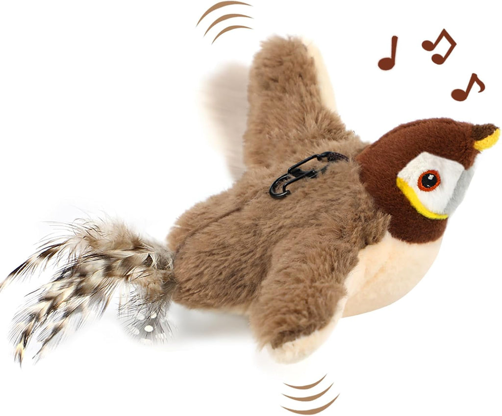 Tocirelo Cat Toys Flopping Fish with Catnip, Moving Interactive Cat Toy