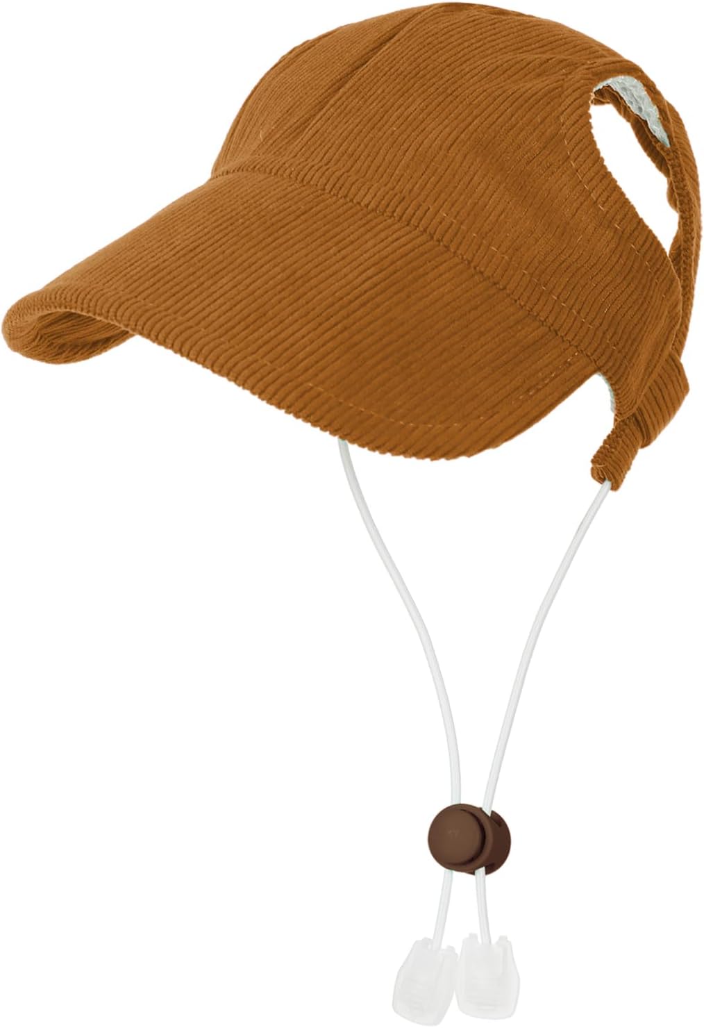 Pet Dog Baseball Cap, Cat Hat, Cat Dog Sun Cap with Ear Holes, Adjustable Puppy Outdoor Sun Hat (Pure Red, Small)