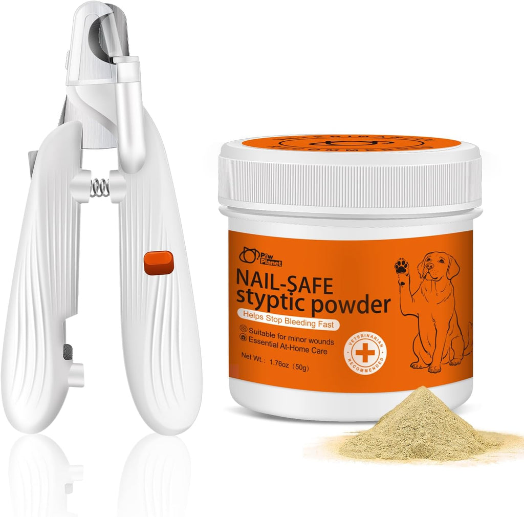 Styptic Powder for Dogs & Cats with Nail Clipper Kit, 1.76 oz