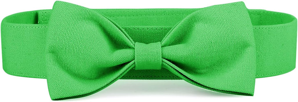 Segarty Dog Bow Tie for Neck Girths 16.5-21.2 in, Adjustable Bowtie Collar for Extra Large Dogs, Dog Neck Tie Tuxedo Com