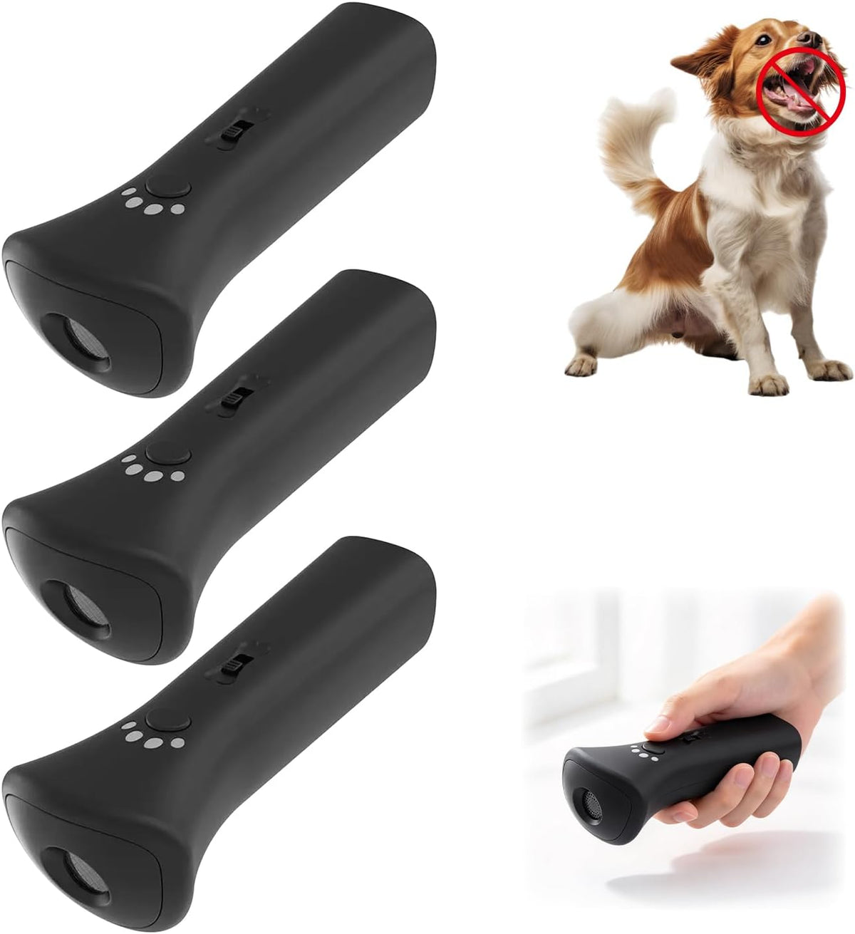 Pet Gentle Trainer Ultrasonic for Dog, Dog Bark Deterrent Devices, 1 Pcs