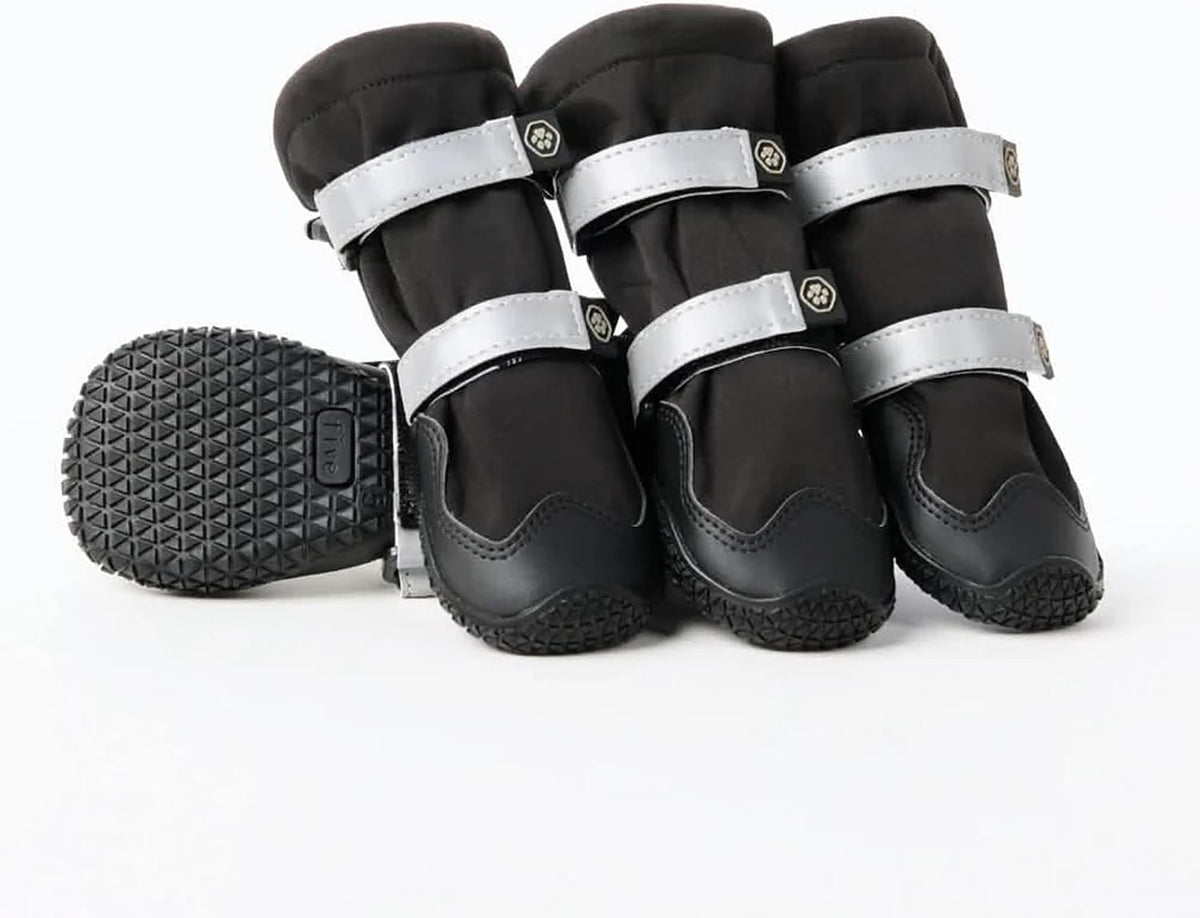 Spark Paws Dog Winter Boots, Waterproof Snow Booties, Small Large Dogs