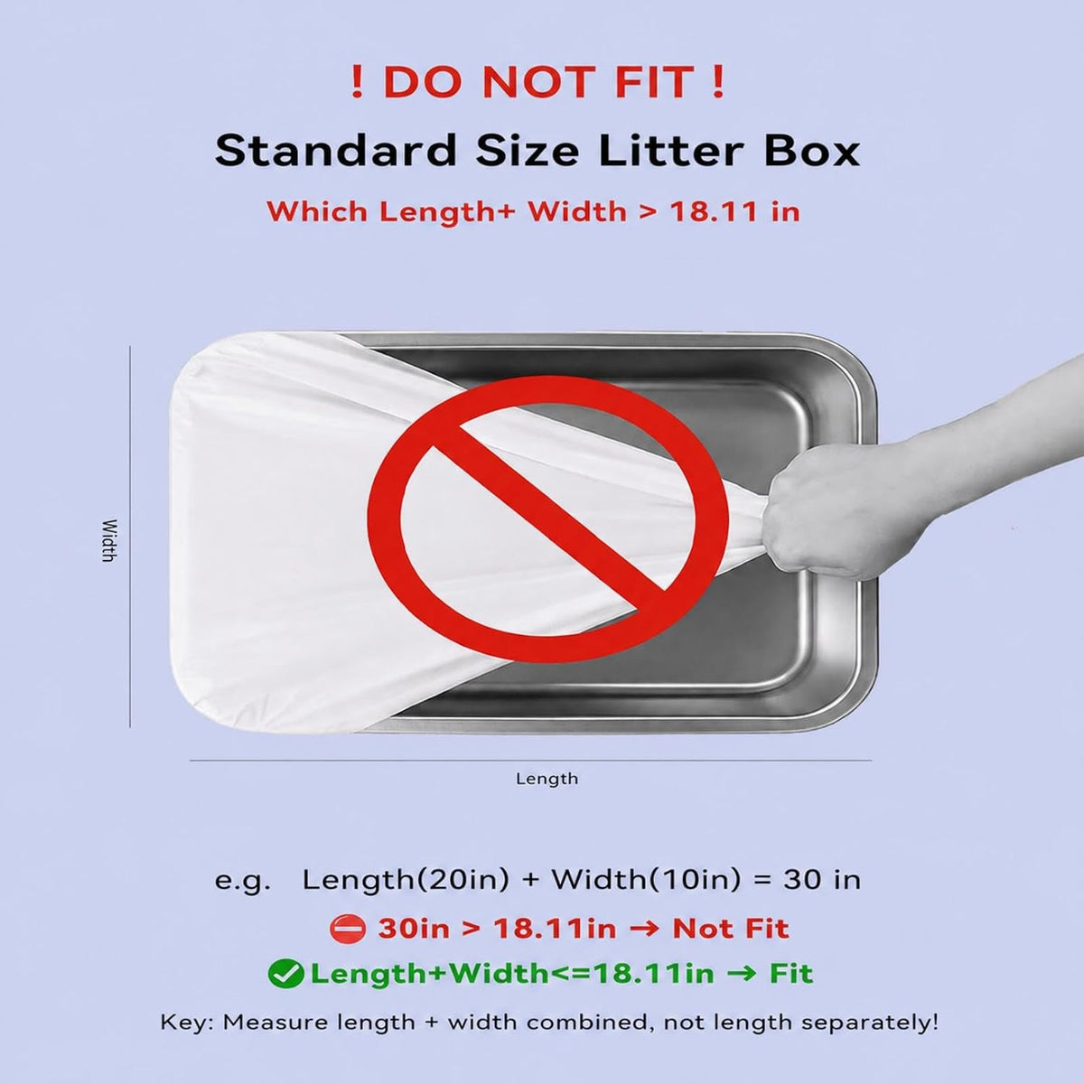 120 Count Pre-Seperated Self-Cleaning Cat Litter Box Liners Bag, Compatible with MW-SC01/SC02/SC09/LR01/LB02, Thick Heav