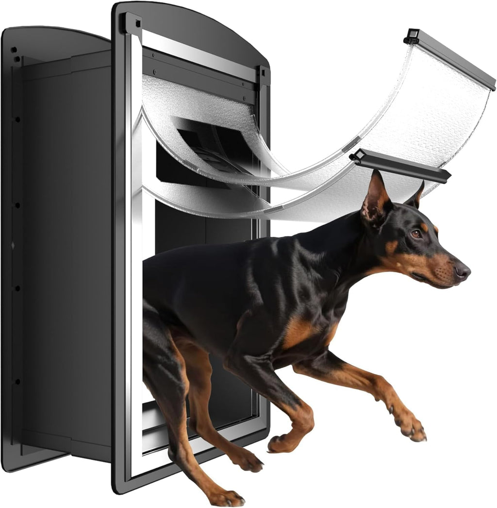 ClawJaw Small Exterior Wall Steel Cat Door for Wall