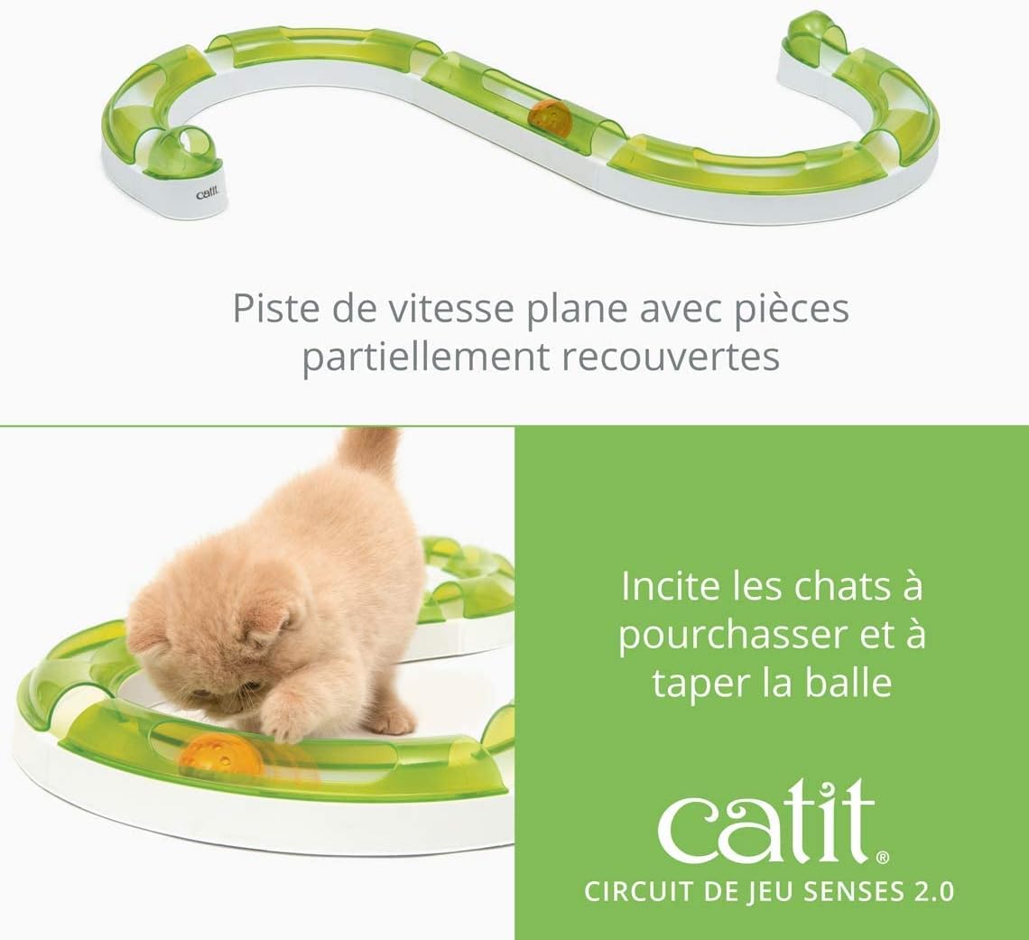 Catit Senses 2.0 Play Circuit Interactive Cat Toy - 8-Piece