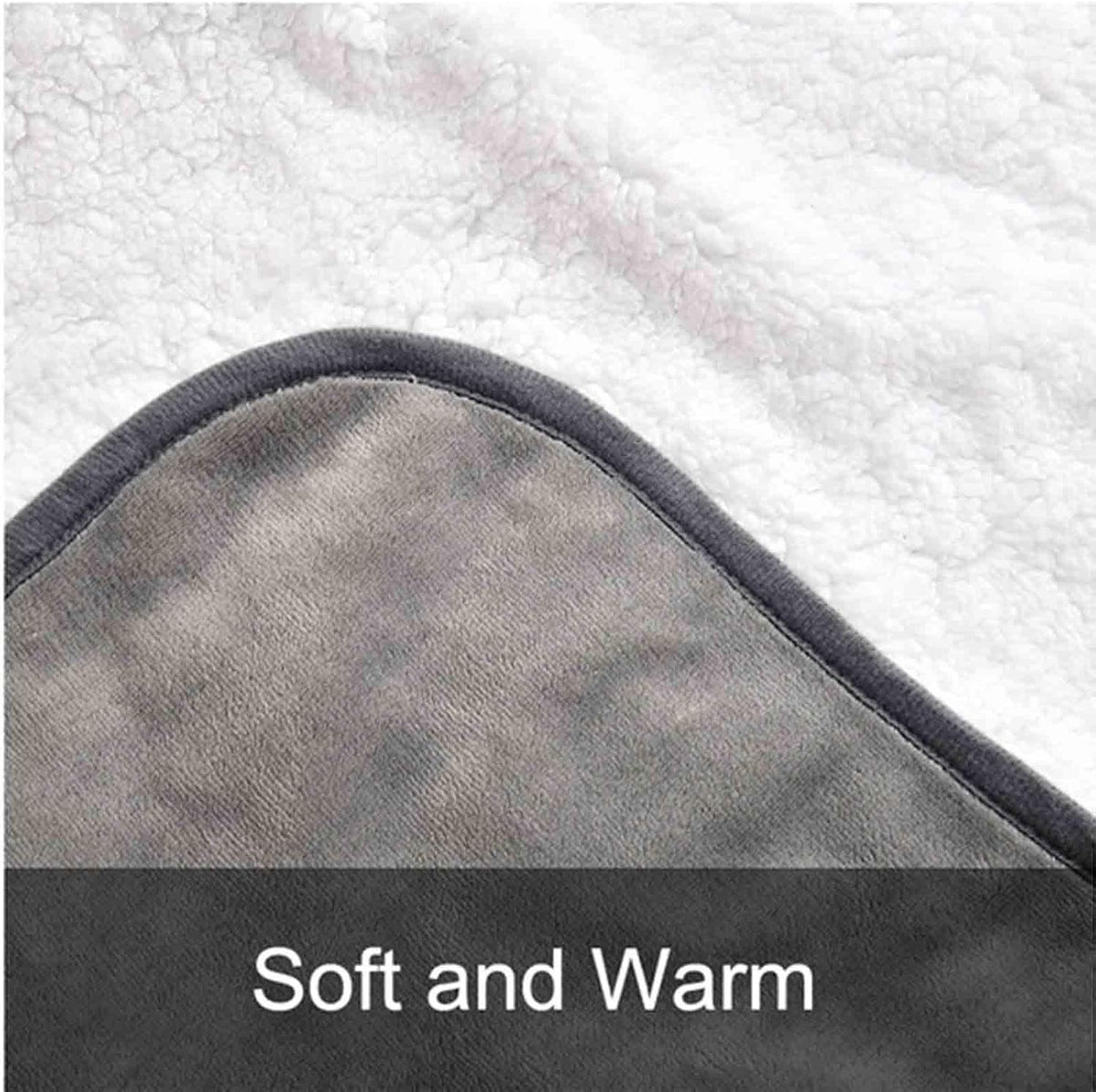 Waterproof Travel Blanket - Super Soft Flannel Throw with Leak-Proof Layer