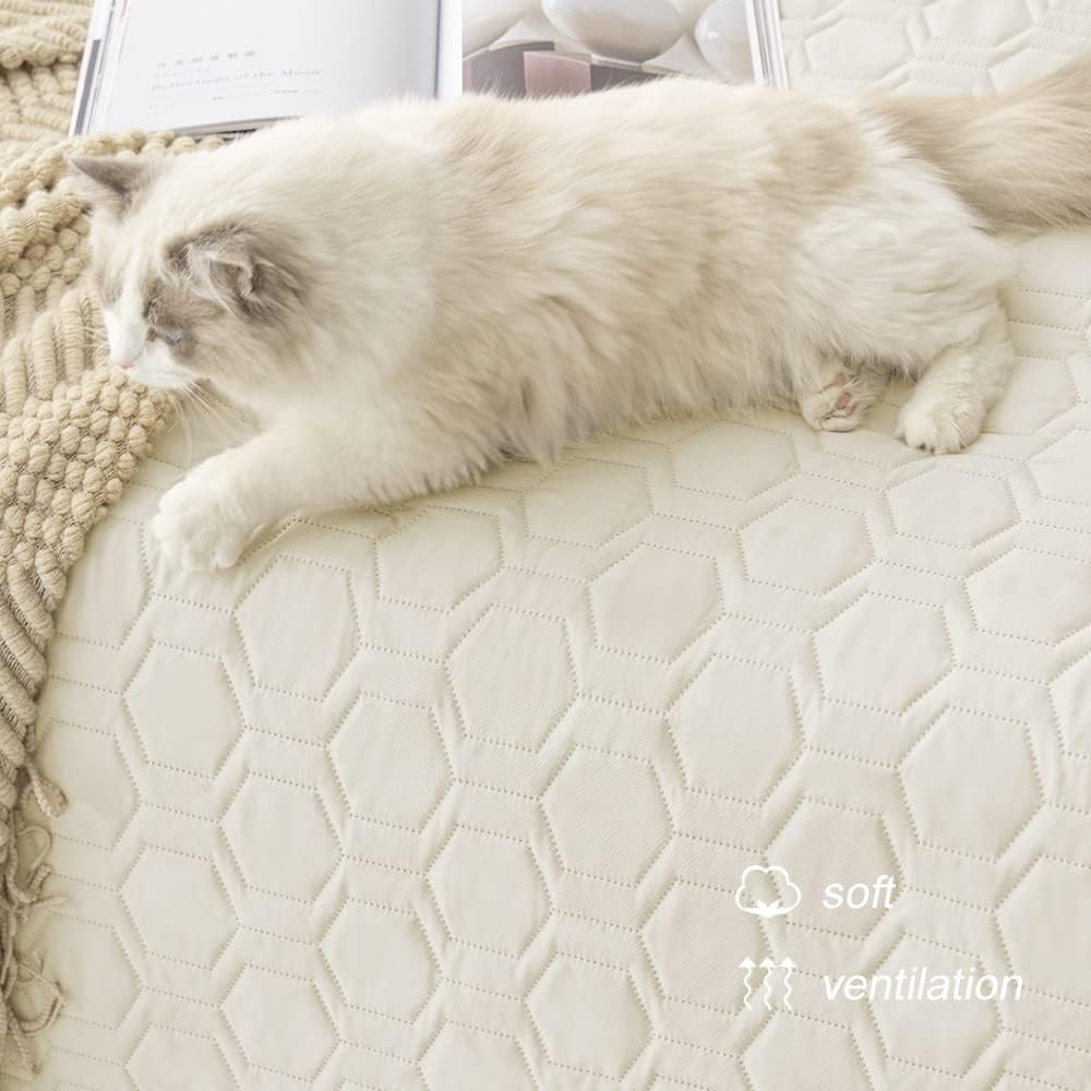 Tcksstex Waterproof Blanket Couch Cover for Dogs Pet Bed Protector
