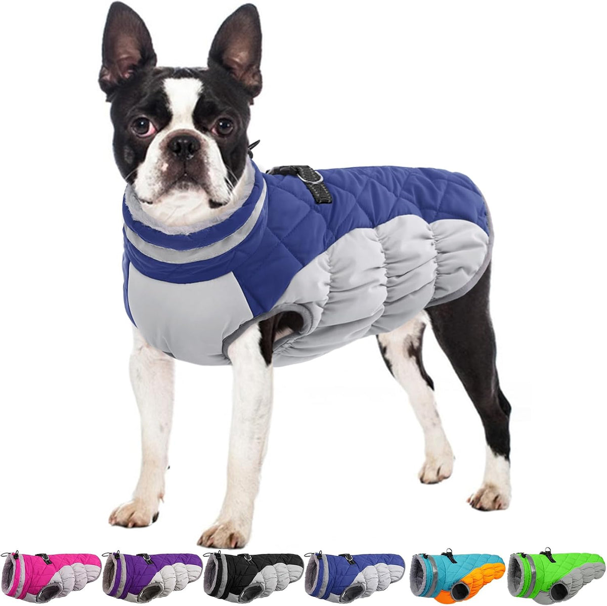 Dog Jackets For Large Dogs, Warm Dog Winter Coat With Harness, XXL