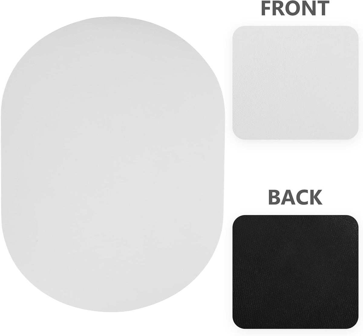 White Diatomite Pet Feeding Mat with Non Skid Protection for Floors