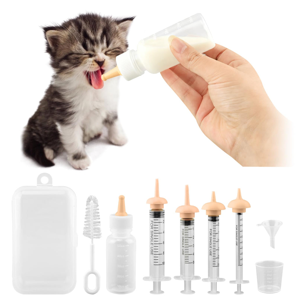NOVYQREN Pet Nursing Kit for Newborn Puppies, Kitten & Small Animals