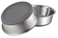 PEGGY11 Nonslip Stainless Steel Dog Bowls, 3.8 US Cup Each, 2 Pack