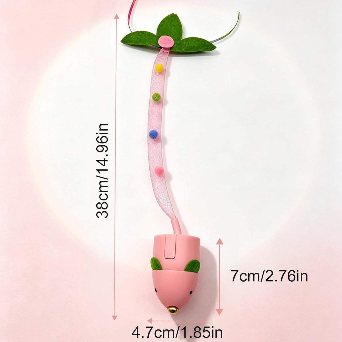 Interactive Cat Toy Rechargeable Motion Activated Rolling Mouse