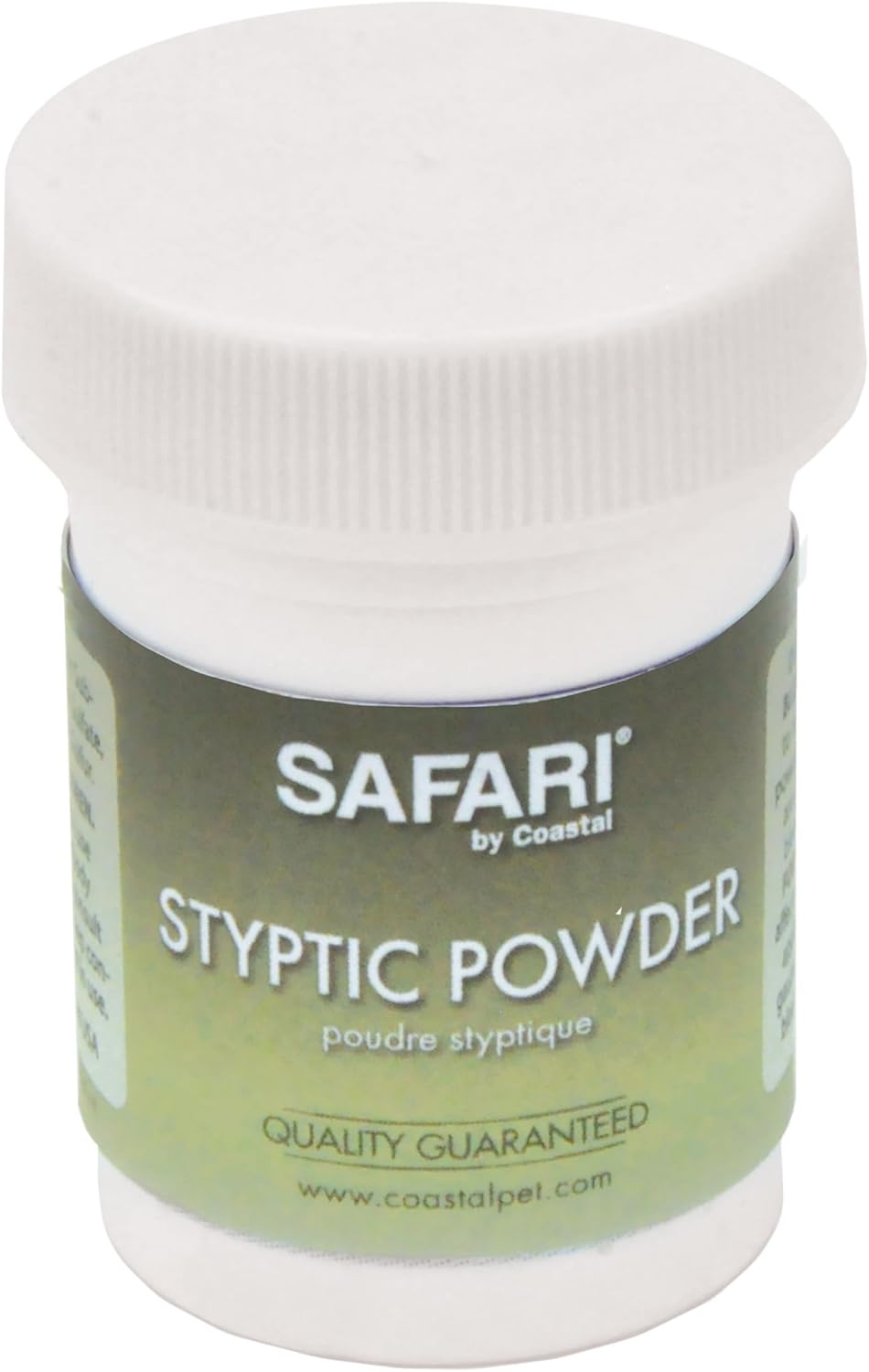 Safari by Coastal Styptic Powder to Quickly Stop Minor Bleeding from Nicks Or Scrapes On Dogs Or Cats
