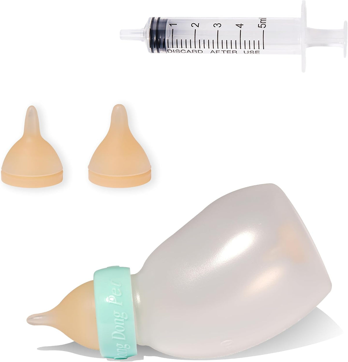 Kittens Feeder Bottle,Silicone Feeding Nipple and Syringes