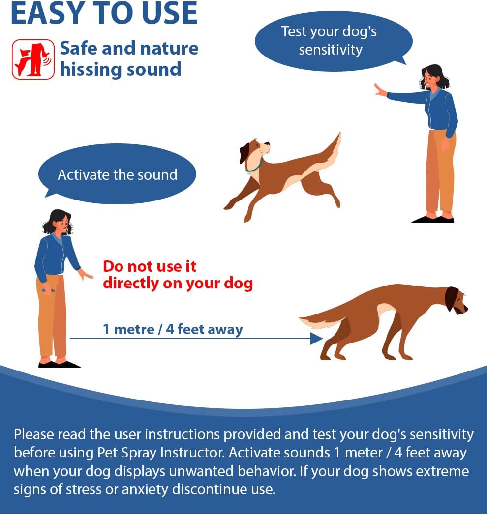 Corrector Spray Dog Trainer (75ml/Can) for Stops Unwanted Dog Behaviours