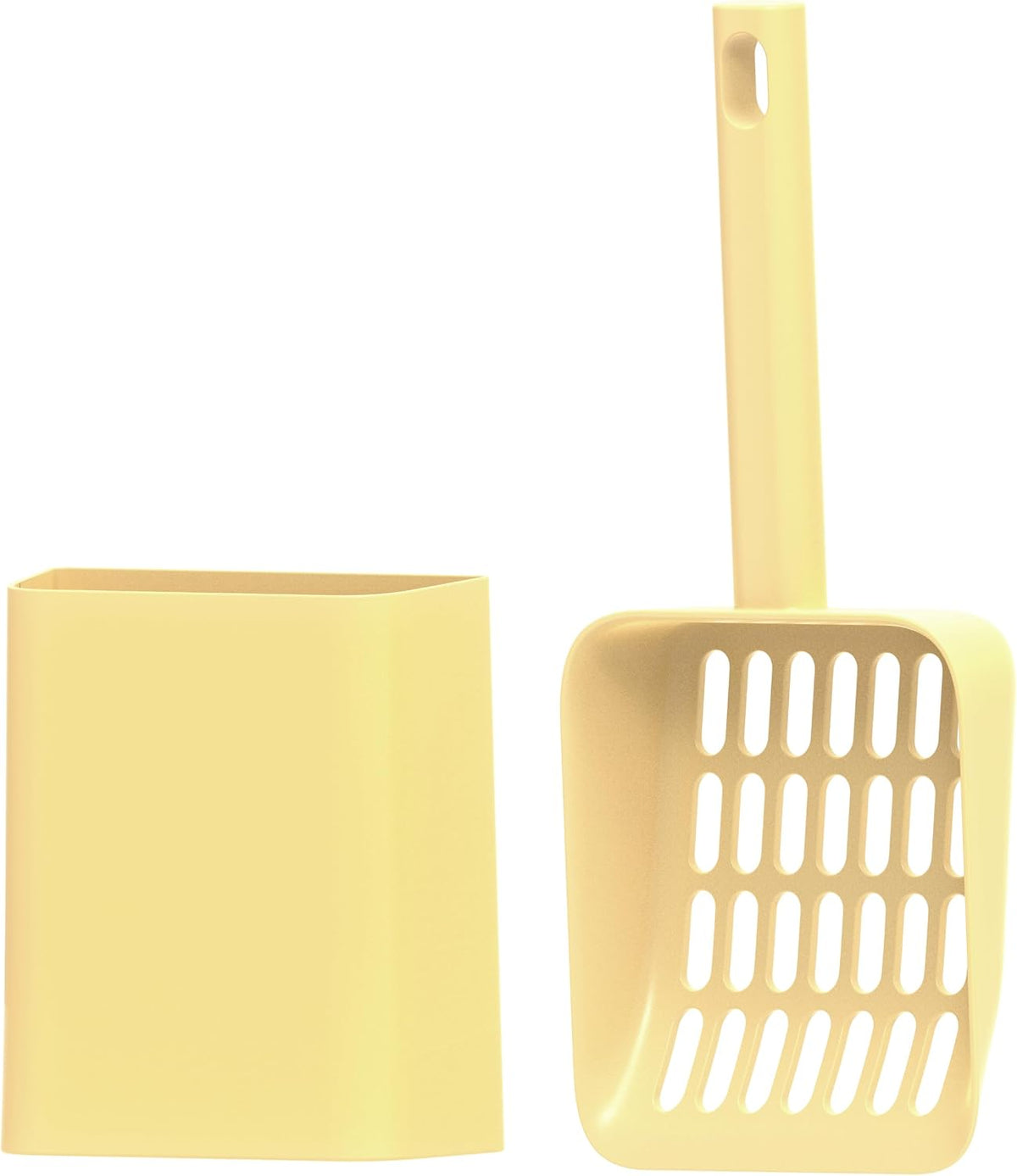 Cat Pooper Scooper, 2 in 1 Cat Litter Scoop with Holder Stand Cat Stuff Cat Scooper for Litter Box Cat Accessories Cat S
