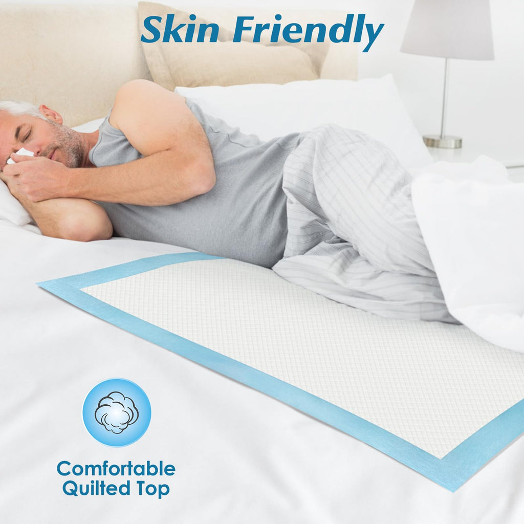 50 Count 30” x 36” Super Absorbency Disposable Underpads